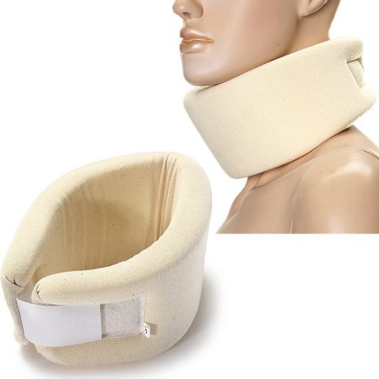 Soft Neck Support Protector Brace- Cervical Collar Large - Click Image to Close