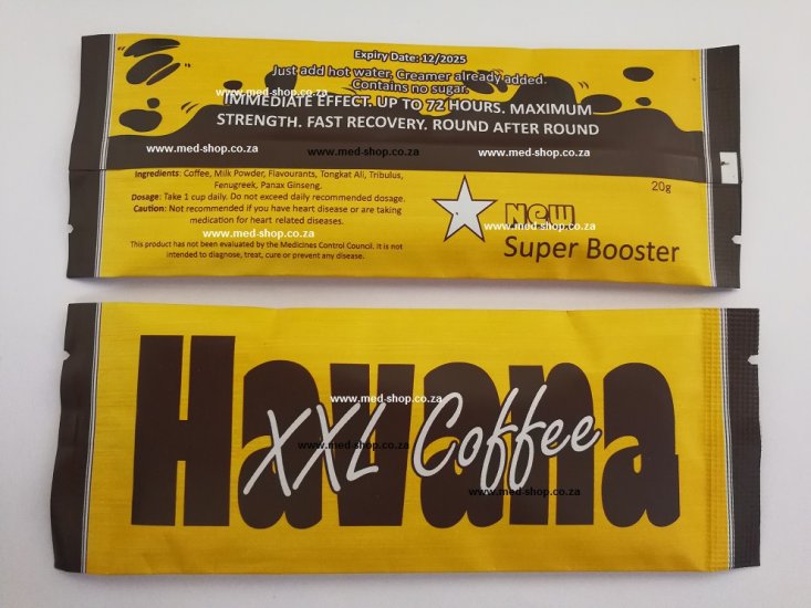 Havana XXL Coffee Sachets 10 Units/Pack - Click Image to Close