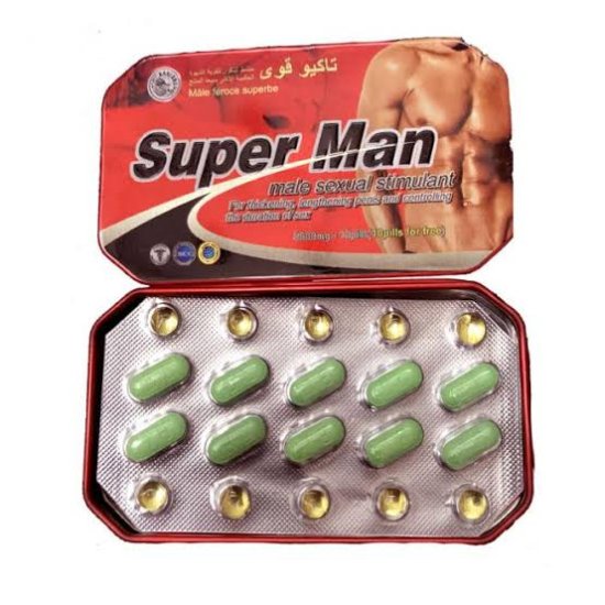 Superman - Male Enhancement Tabs - 8800mg x 10 Capsules