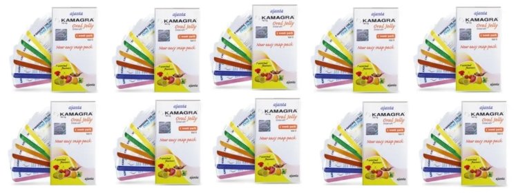 Kamagra oral jelly - 10 Pack (70 Sachets) Bulk Buy