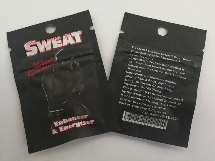 Sweat Enhancer & Energizer 10/Caps Pack