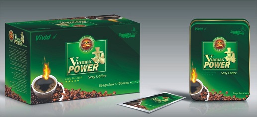 Viamax Power Sexy Coffee Sex Stimulant For Men - 8 Sachets