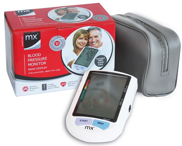 mx® Maxi Display Blood Pressure Monitor - Click Image to Close